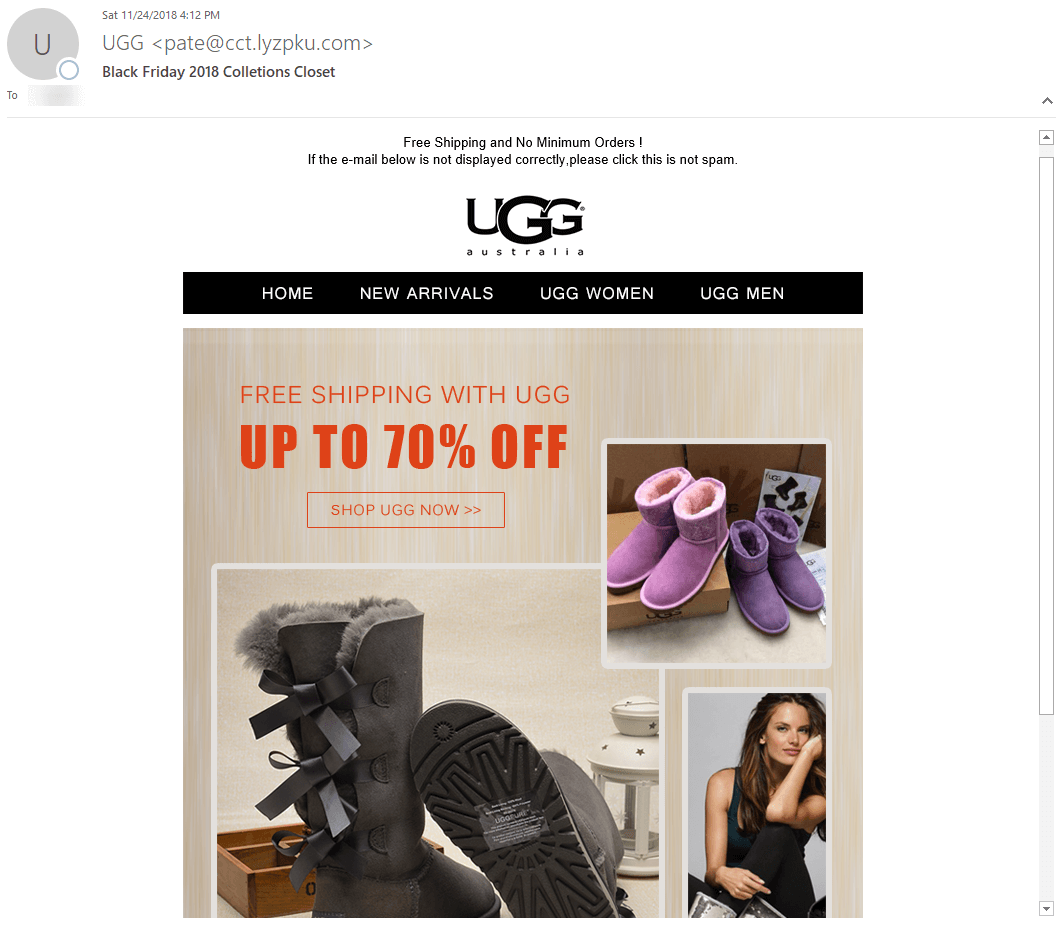 ugg email sign up