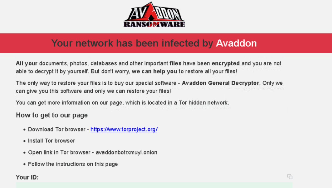 Avaddon ReadMe File