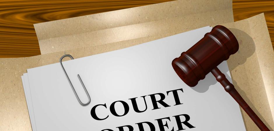 Court order image