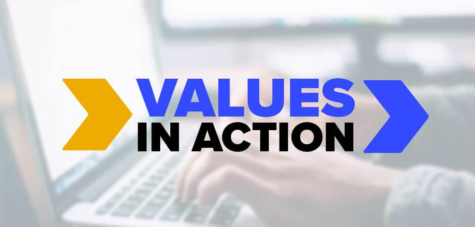 Values in action